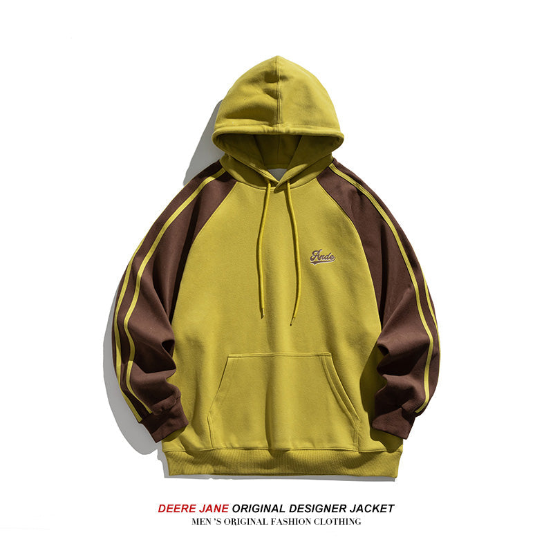 Men Pullover Hoodie Spring Hooded Sweater Men's Loose All-Matching Casual