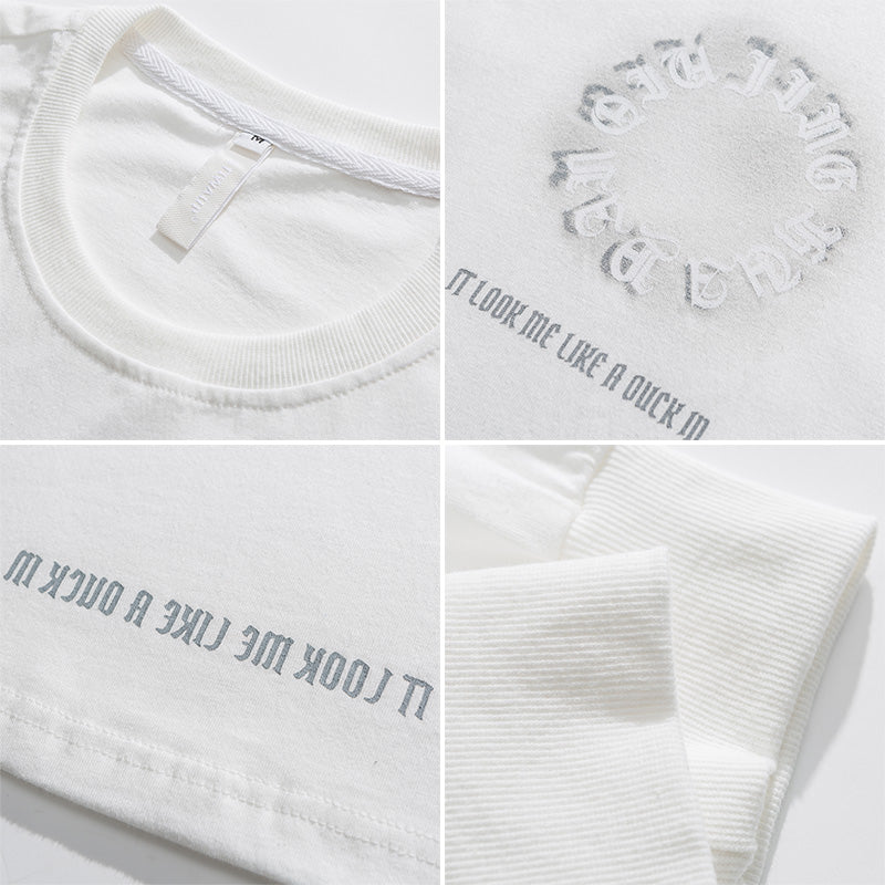 Men Pullover Hoodie Spring Sweater Men Loose Trendy All-Match Spring and Autumn