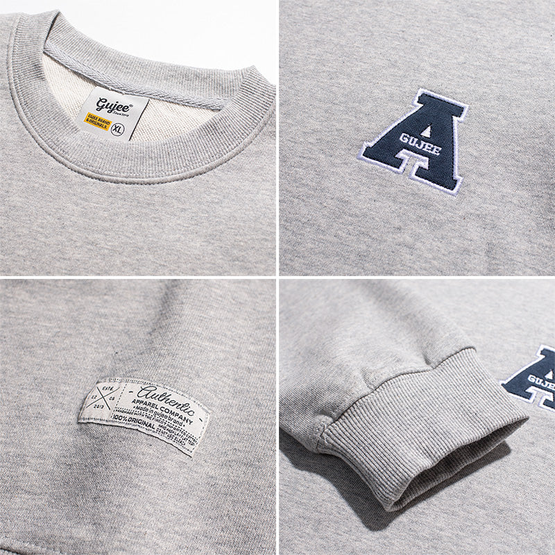 Men Pullover Hoodie Spring Sweater Male Loose All-Match Simple Leisure