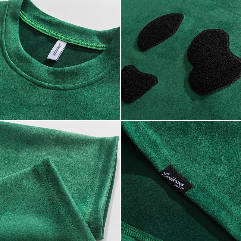 Men Pullover Hoodie Spring Sweater Men's Retro Loose Top