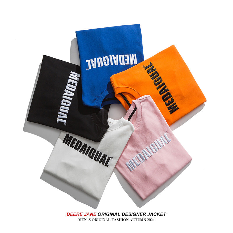 Men Pullover Hoodie Spring Sweater Spring and Autumn Loose Couple Blue