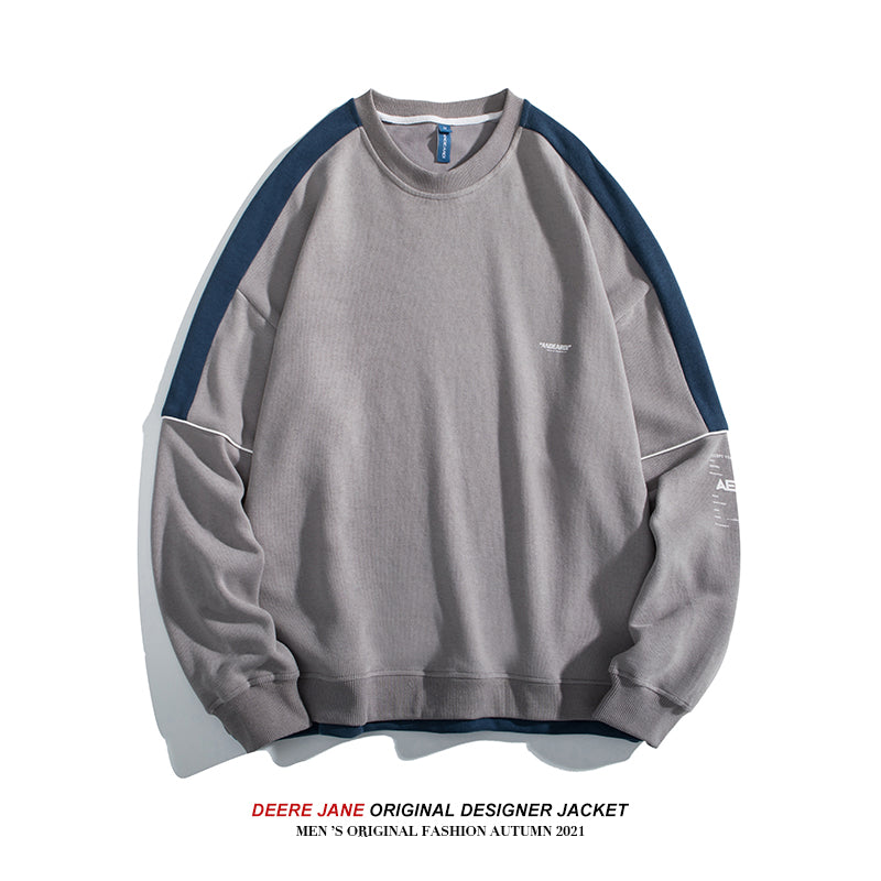 Men Pullover Hoodie Spring Multicolor Hoodie Men's Retro Loose Vintage Casual