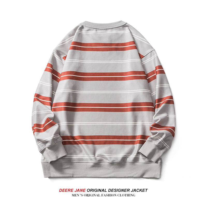 Men Pullover Hoodie Spring Letter Sweater Men's Loose All-Matching