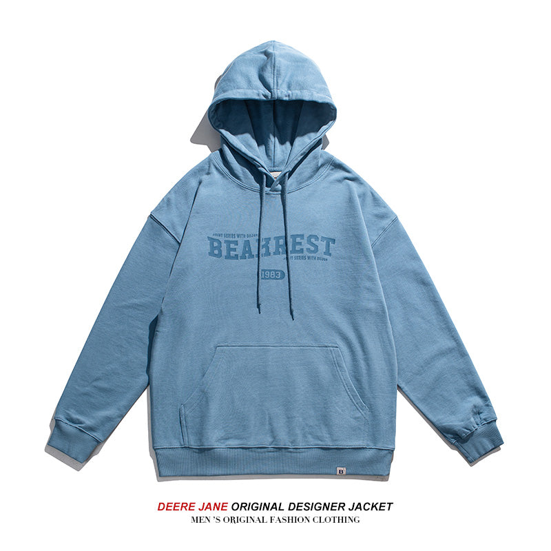 Men Pullover Hoodie Spring Sweater Loose All-Match Casual