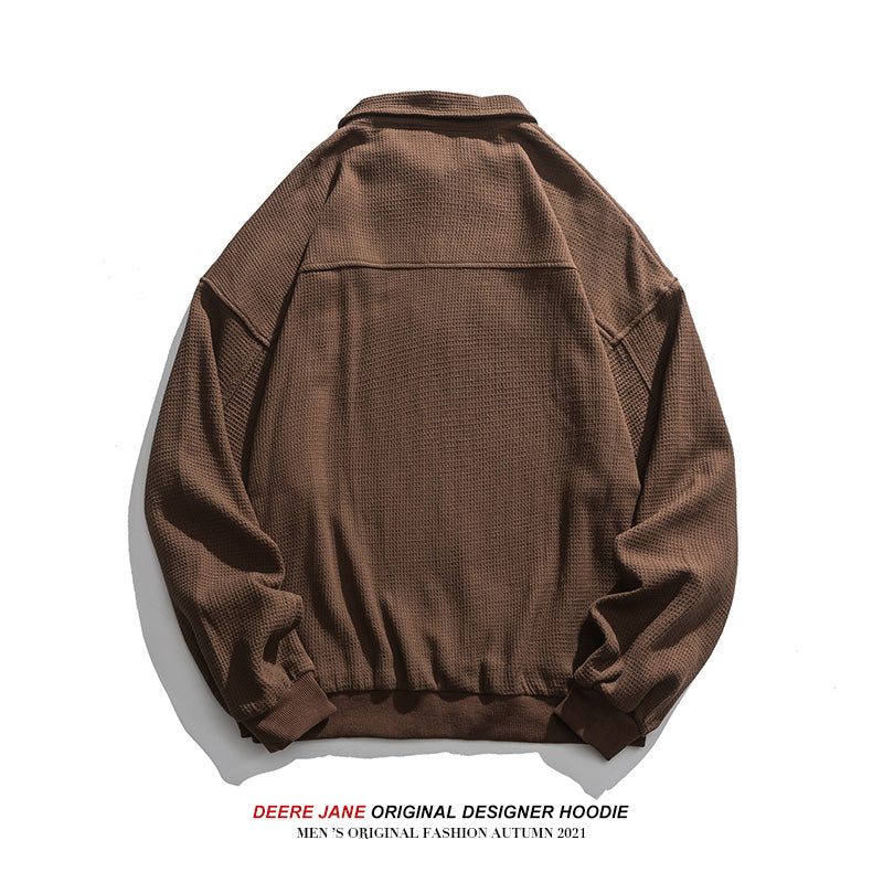 Men Pullover Hoodie Fall Loose Sweater