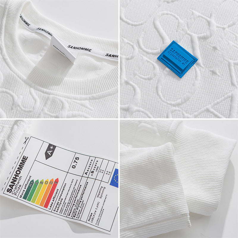 Men Pullover Hoodie Spring Sweater Men's Loose Casual